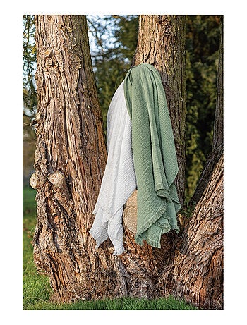 Plaid - Toison d'Or - 100% double gaze de coton 300 gr/m²