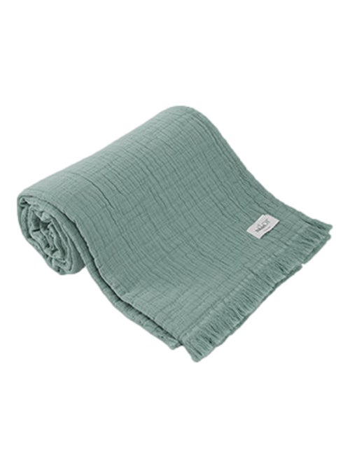 Plaid - Toison d'Or - 100% double gaze de coton 300 gr/m² - Kiabi