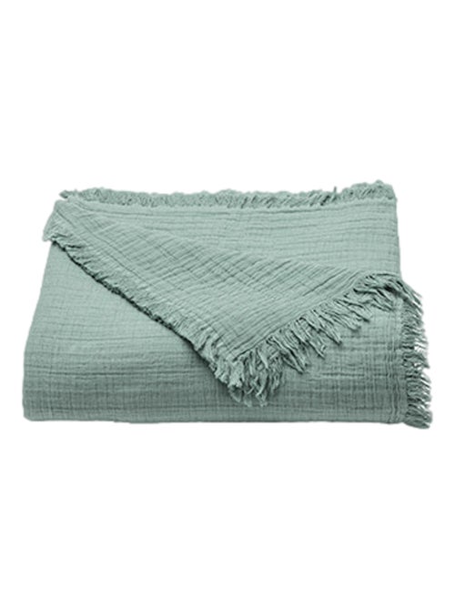 Plaid - Toison d'Or - 100% double gaze de coton 300 gr/m² - Kiabi