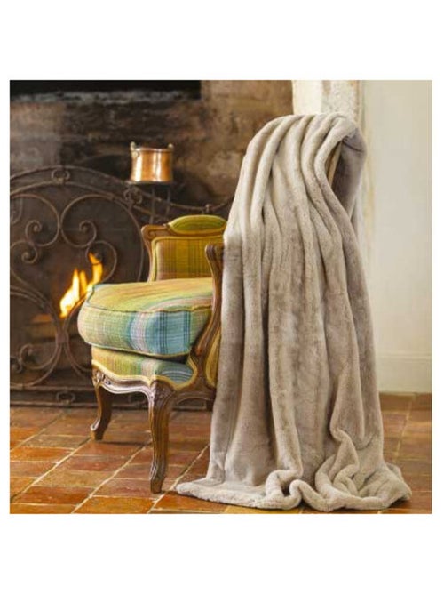 Plaid - Toison d'Or - 100% Polyester - Kiabi