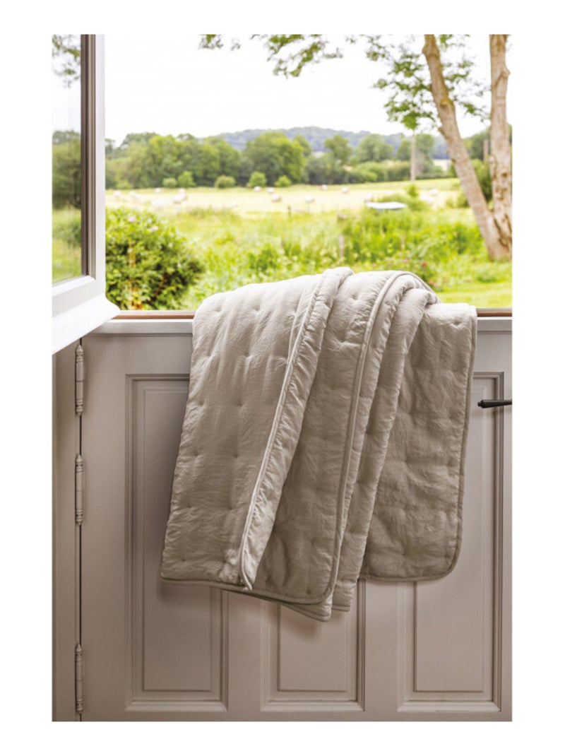 Plaid - Toison d'Or - 100% Polyester Beige - Kiabi