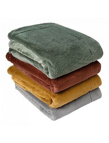 Plaid - Toison d'Or - 100% Polyester