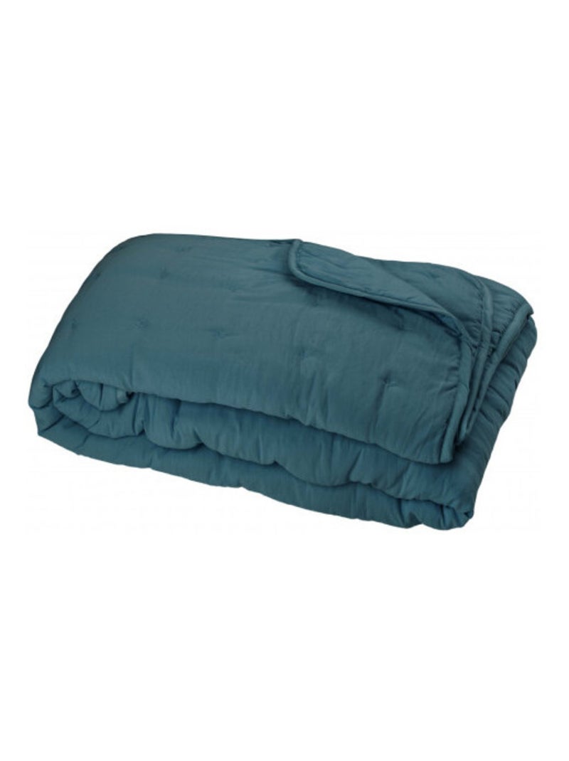 Plaid - Toison d'Or - 100% Polyester Bleu foncé - Kiabi