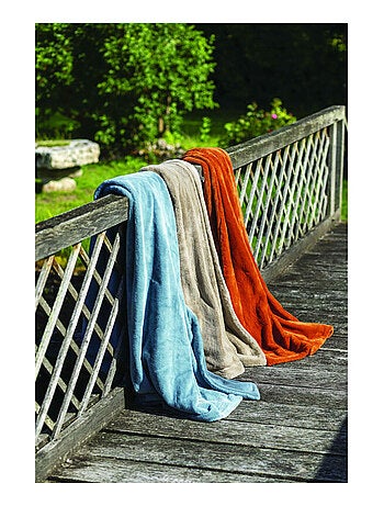 Plaid - Toison d'Or - 100% Polyester