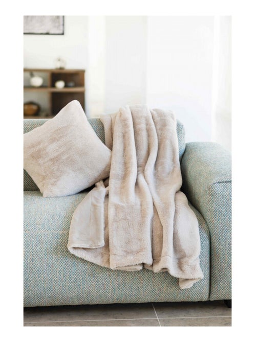 Plaid - Toison d'Or - 100% Polyester - Kiabi