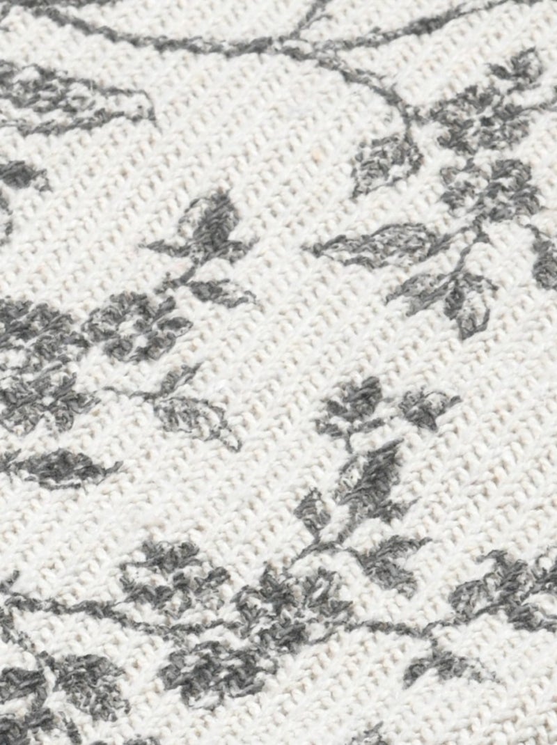Plaid 125x150 cm CLARINE à pompons Beige - Kiabi