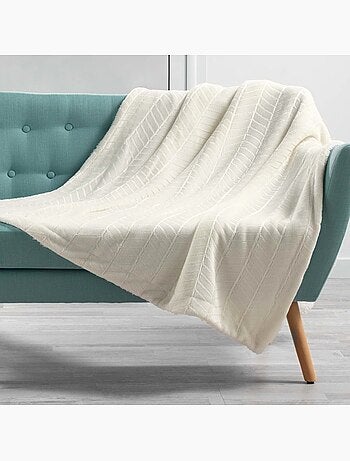 Plaid 125x150cm Zema naturel