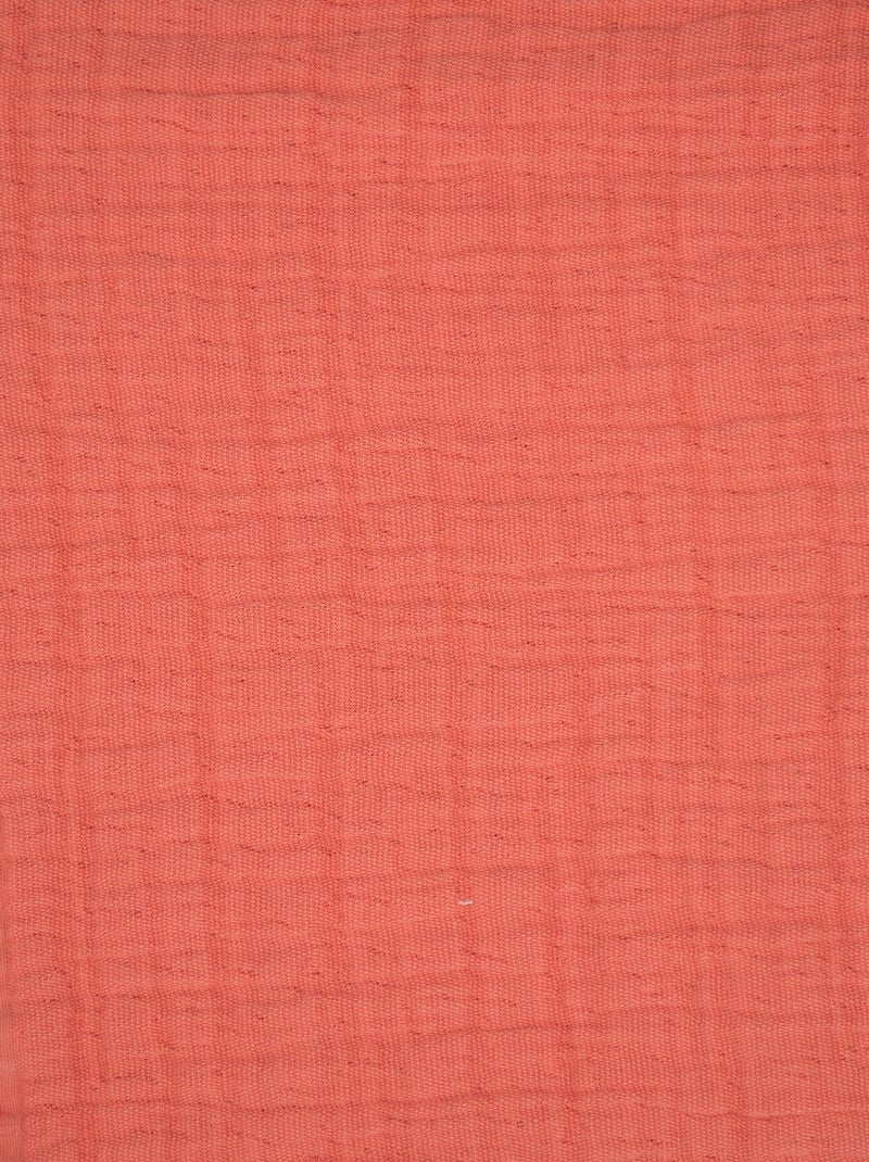 Plaid 125x180 BREHAT Orange corail - Kiabi