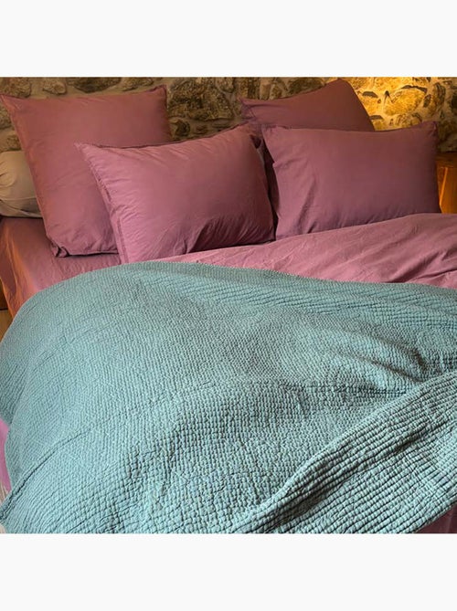 Plaid 125x180 jaipur coton - Kiabi Plaid 125x180 jaipur coton - Kiabi