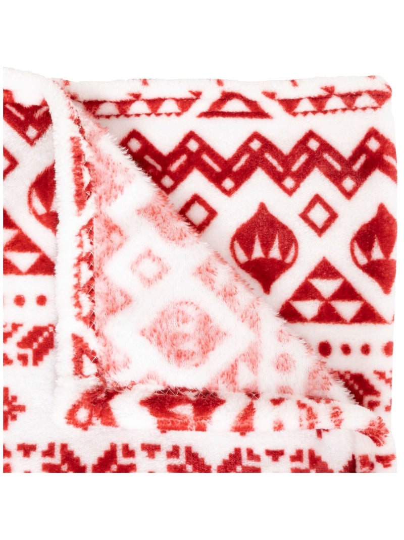 Plaid 130 x 180 cm ilmo Rouge - Kiabi