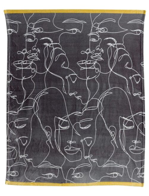 Plaid 130x160 cm Polyester Nymphea - Kiabi