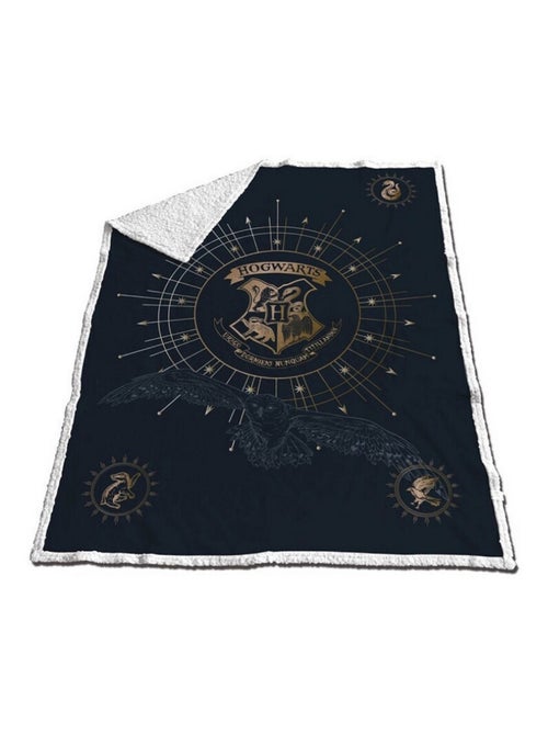 Plaid 130x170 cm Harry Potter Noir - Kiabi