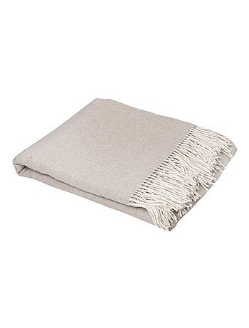 Plaid 130x180 ROMA coton recyclé et polyester