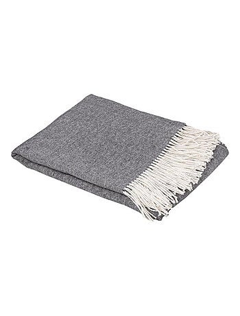 Plaid 130x180 ROMA coton recyclé et polyester