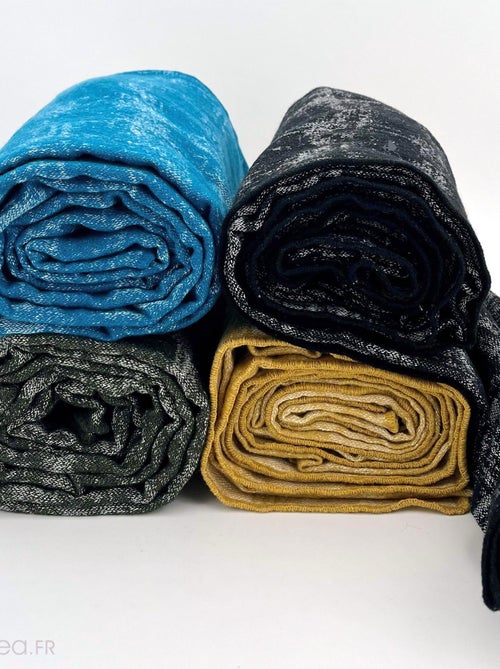 Plaid 145x170 DELFT laine et lin - Kiabi Plaid 145x170 DELFT laine et lin - Kiabi
