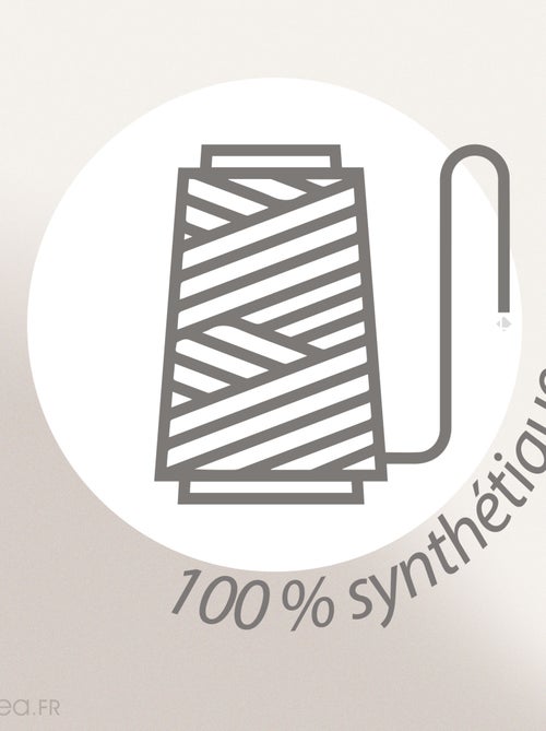 Plaid 150x200 LYNX en fausse fourrure doublée velours - Kiabi