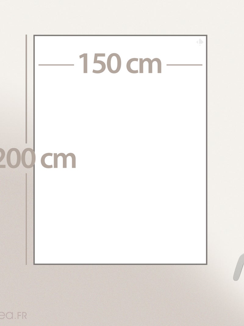 Plaid 150x200 MELLOW polyester Beige argile - Kiabi