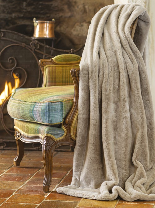 Plaid 150x200 MELLOW polyester - Kiabi Plaid 150x200 MELLOW polyester - Kiabi