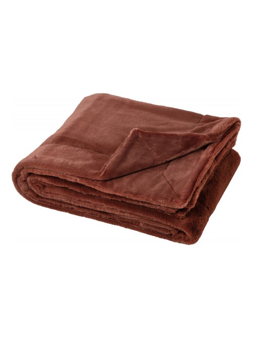 Plaid 150x200 MELLOW polyester - Kiabi Plaid 150x200 MELLOW polyester - Kiabi