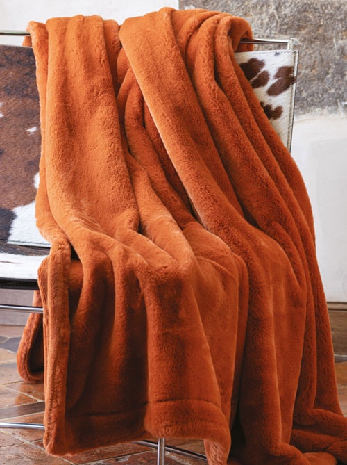 Plaid 150x200 MELLOW polyester - Kiabi