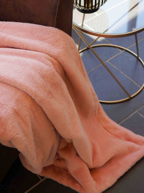 Plaid 150x200 MELLOW polyester - Kiabi Plaid 150x200 MELLOW polyester - Kiabi