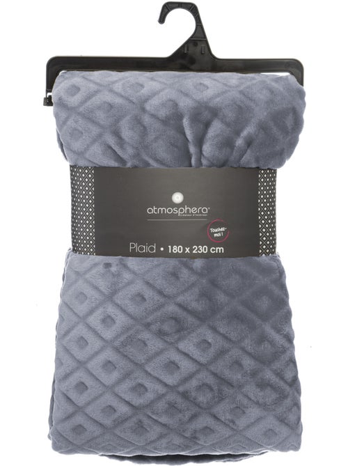 Plaid 3D LOSANGE - Kiabi