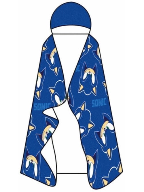 Plaid à capuche - Sonic - 120x150 cm - Kiabi