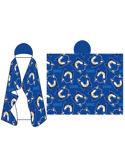 Plaid à capuche - Sonic - 120x150 cm - Kiabi