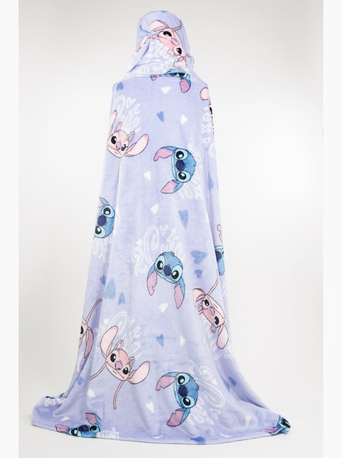 Plaid à Capuche Flanelle Disney Stitch & Angel 2 Cute 120x150cm – All-Over Bleu – 100% Polyester – L - Kiabi Plaid à Capuche Flanelle Disney Stitch & Angel 2 Cute 120x150cm – All-Over Bleu – 100% Polyester – L - Kiabi