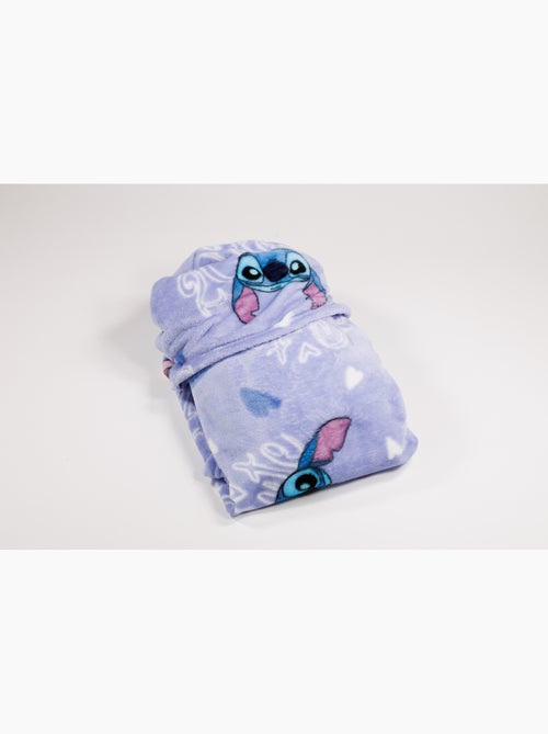 Plaid à Capuche Flanelle Disney Stitch & Angel 2 Cute 120x150cm – All-Over Bleu – 100% Polyester – L - Kiabi Plaid à Capuche Flanelle Disney Stitch & Angel 2 Cute 120x150cm – All-Over Bleu – 100% Polyester – L - Kiabi