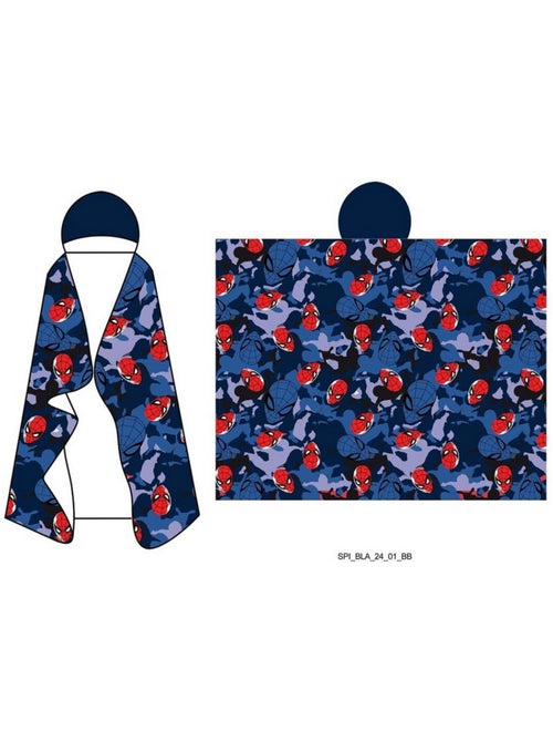 Plaid à Capuche Flanelle Spider-Man Marvel 120x150cm – All-Over Camo – Licence Officielle Marvel - Kiabi Plaid à Capuche Flanelle Spider-Man Marvel 120x150cm – All-Over Camo – Licence Officielle Marvel - Kiabi