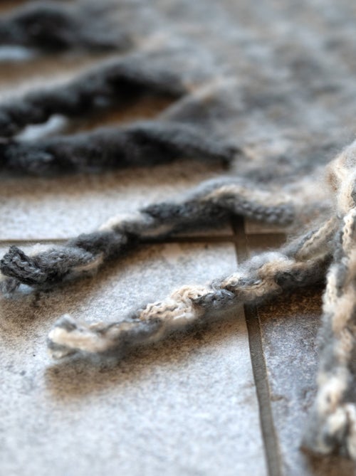 Plaid à carreaux aspect mohair doux - Kiabi