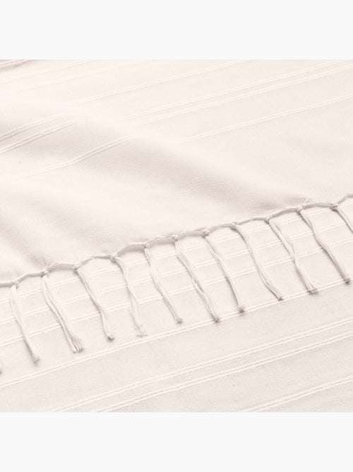 Plaid a franges Collection Lilia - Kiabi Plaid a franges Collection Lilia - Kiabi