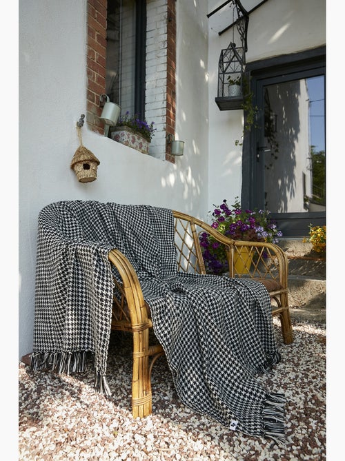 Plaid a franges Gaspard - Kiabi Plaid a franges Gaspard - Kiabi