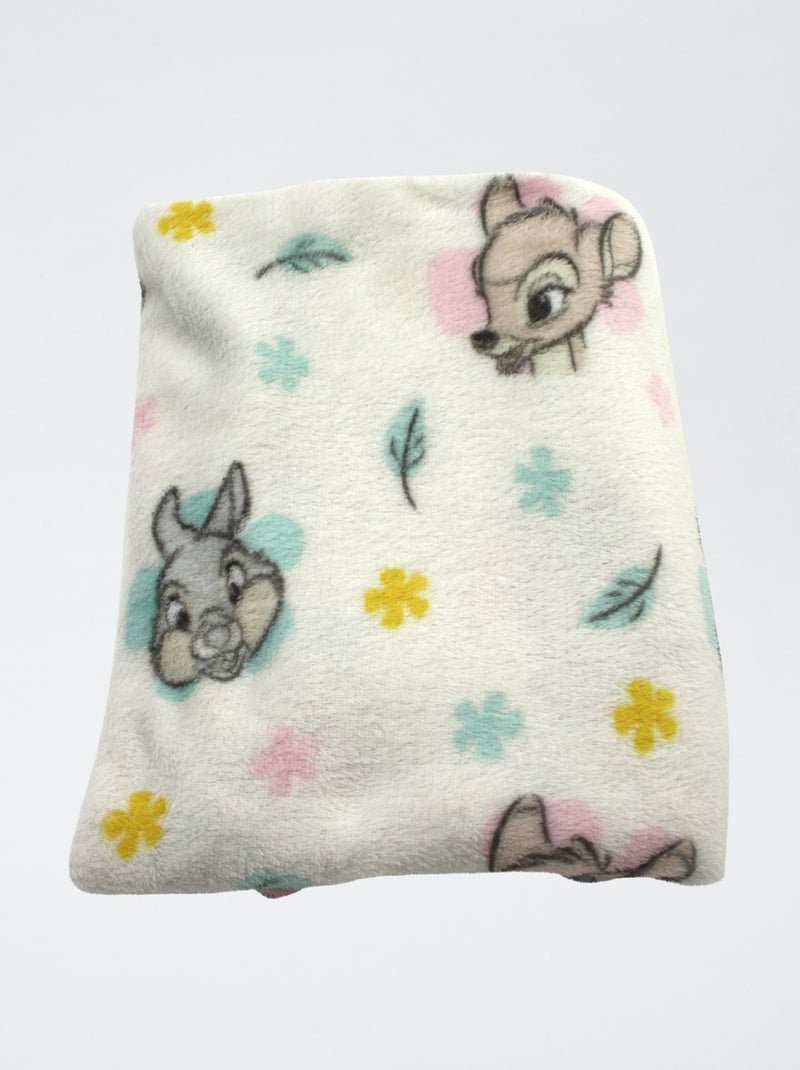 Plaid à motif 'Bambi' Beige - Kiabi