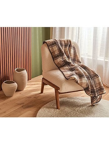 Plaid à motifs à carreaux automne