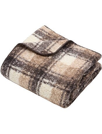 Plaid à motifs à carreaux automne