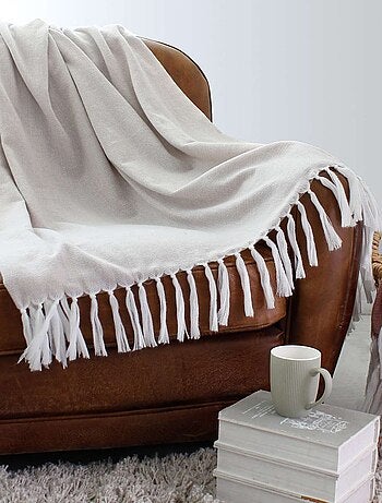 Plaid à motifs jacquard VESPER