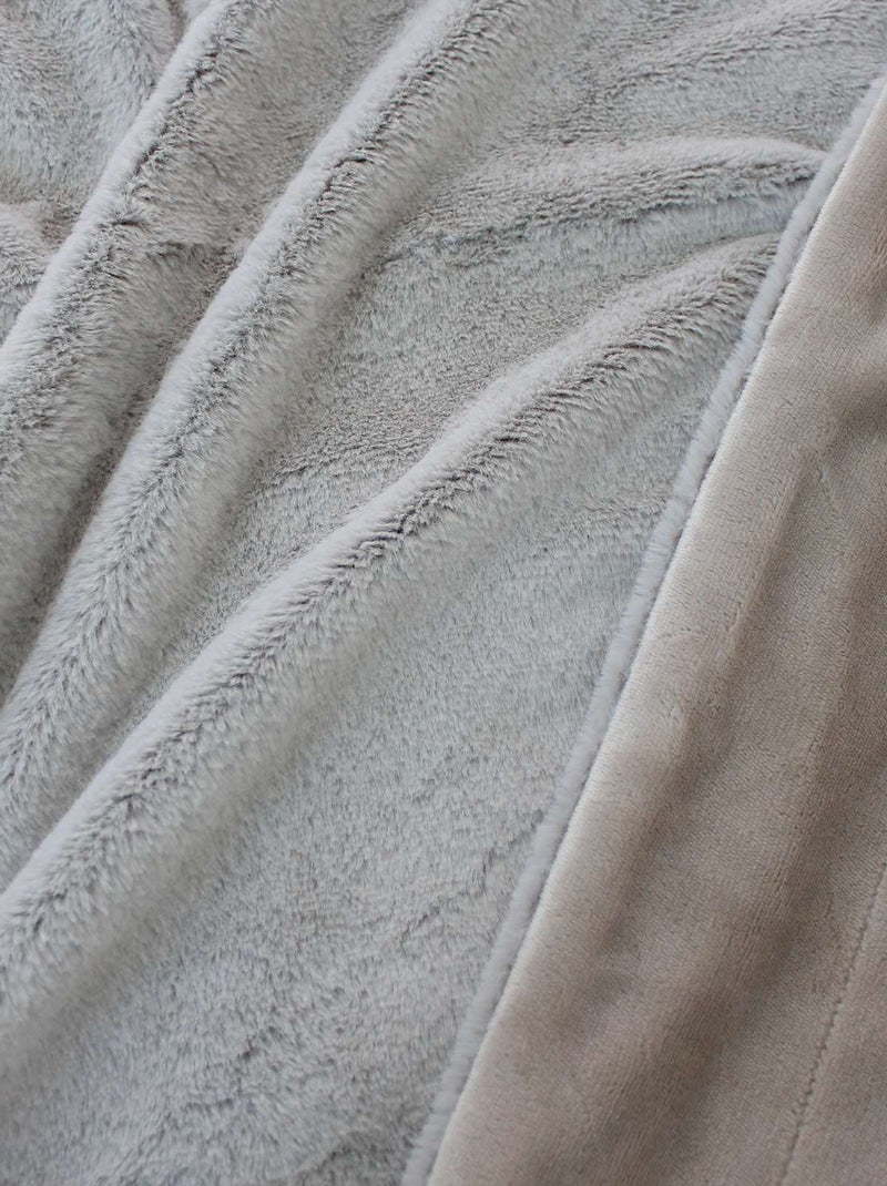 Plaid à motifs jacquard VESPER Beige - Kiabi