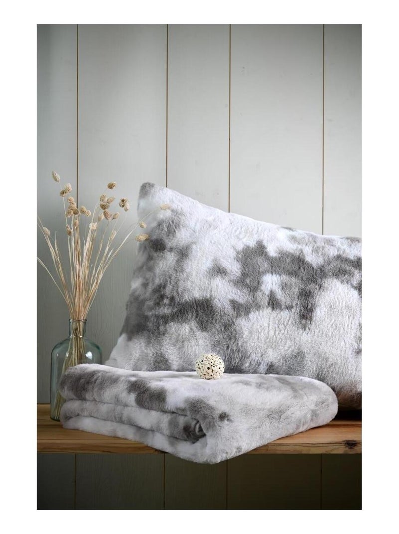 Plaid a poils doux Harald Beige - Kiabi
