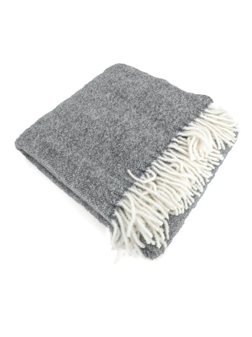 Plaid alpaga, mohair et laine LIMA - Kiabi