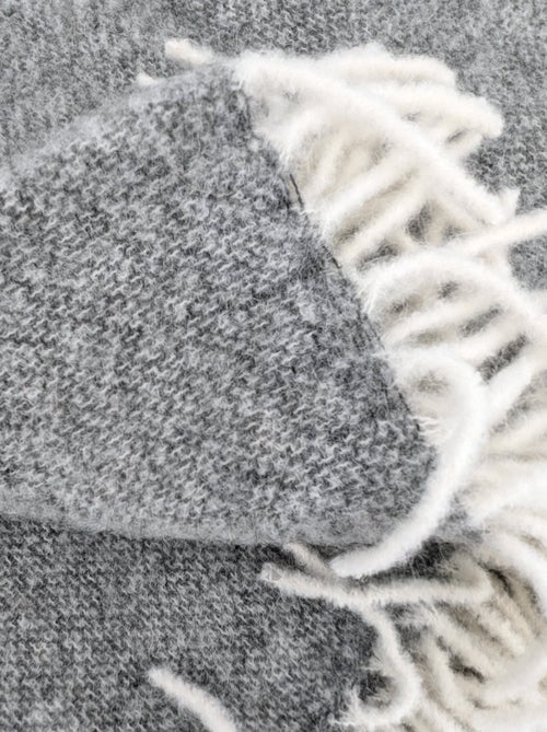 Plaid alpaga, mohair et laine LIMA - Kiabi