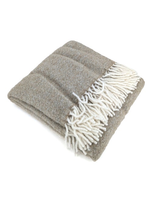 Plaid alpaga, mohair et laine LIMA - Kiabi