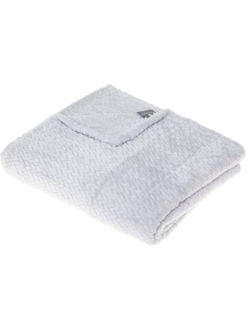 Plaid aspect flanelle tressée TRESSE - Kiabi Plaid aspect flanelle tressée TRESSE - Kiabi