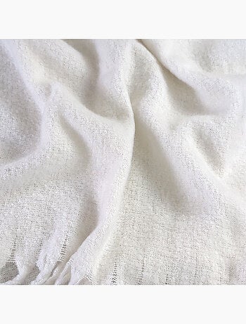 Plaid aspect mohair 100% polyester recyclé HYGGE