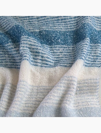 Plaid aspect mohair 100% polyester recyclé HYGGE