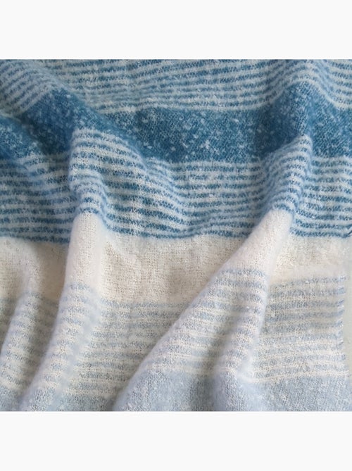Plaid aspect mohair 100% polyester recyclé HYGGE - Kiabi