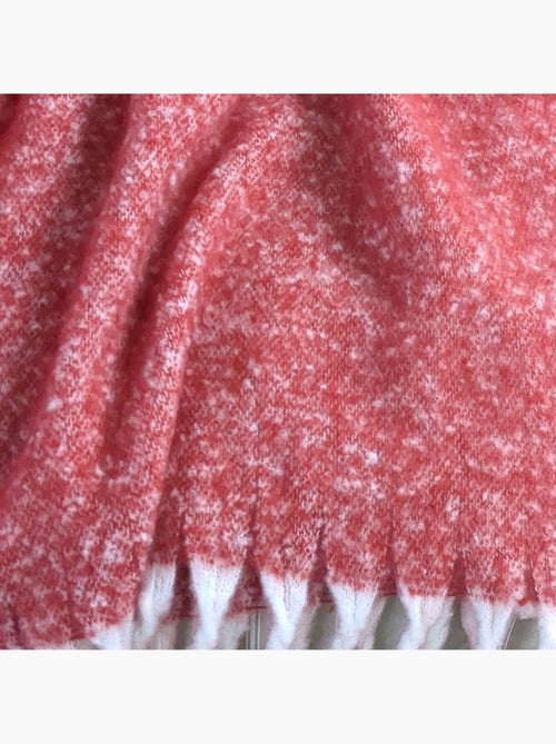 Plaid aspect mohair 100% polyester recyclé HYGGE - Kiabi