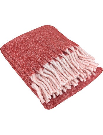 Plaid aspect mohair 100% polyester recyclé HYGGE