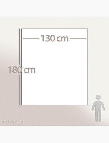 Plaid aspect mohair 100% polyester recyclé HYGGE